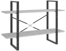 Lentyna VLX Concrete 806471, juoda/pilka, 30 cm x 100 cm x 70 cm