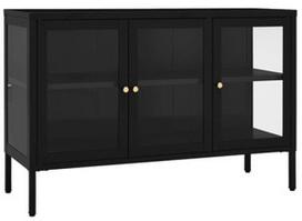 Vitrina VLX Sideboard 336067, juoda, 35 cm x 105 cm x 70 cm