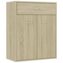 Spintelė VLX Sideboard 800714, ąžuolo, 30 cm x 60 cm x 75 cm