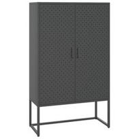 Spintelė VLX Steel, antracito, 80 cm x 35 cm x 135 cm