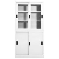 Biuro spinta VLX Office Cabinet Sliding Door, balta, 40 x 90 x 180 cm