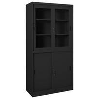 Biuro spinta VLX Steel, antracito, 40 x 90 x 180 cm