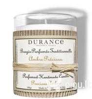 Rankų darbo kvapni žvakė Durance Precious Amber, 180 g