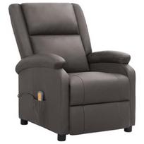 Masažinė kėdė VLX Reclining 337054, pilkas, 92 cm x 71 cm x 96 cm