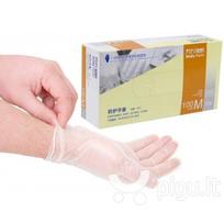 Skaidrios pirštinės Disposable Vinyl Gloves, M dydis, 100 vnt.