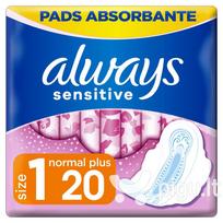 Higieniniai paketai Always Sensitive Ultra Normal Plus 20 vnt.