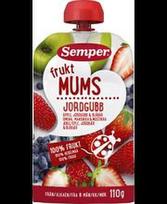 SEMPER MUMS RTE tyrė su braškėmis 6mėn,110g