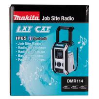 akumuliatorinis radijas makita - Nešiojamas akumuliatorinis radijo imtuvas Makita DMR114 (Bluetooth/AUX/FM/DAB/DAB+) IP65 - 14 nuotrauka