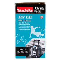 akumuliatorinis radijas makita - Nešiojamas akumuliatorinis radijo imtuvas Makita DMR114 (Bluetooth/AUX/FM/DAB/DAB+) IP65 - 15 nuotrauka
