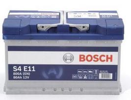 12v akumuliatorius - Bosch S4 E11, 12 V, 80 Ah, 800 A - 1 nuotrauka