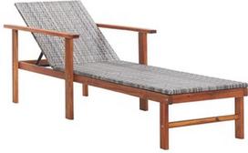 Gultas VLX Sun Lounger 48704, rudas