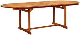 Lauko stalas VLX Solid Acacia Wood 316565, medžio, 160 - 240 x 100 x 75 cm
