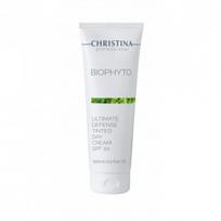Christina Bio Phyto Ultimate Defence Tinted Day Cream SPF 20 Apsauginis dieninis veido kremas su tonu, 75ml