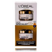 Loreal Age Specialist 65+ veido priežiūros rinkinys moterims ( 50 ml. dieninis kremas + 50 ml. naktinis kremas) - 1 vnt.