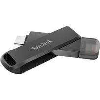 64 gb usb raktas - SanDisk iXpand Flash Drive Luxe, juoda, 64 GB - 1 nuotrauka