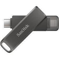 64 gb usb raktas - SanDisk iXpand Flash Drive Luxe, juoda, 64 GB - 2 nuotrauka