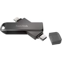 64 gb usb raktas - SanDisk iXpand Flash Drive Luxe, juoda, 64 GB - 3 nuotrauka