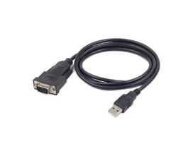 usb adapteris rs232 - Gembird Converter Cable USB to DB9M Black 1.5m - 2 nuotrauka