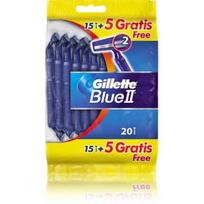 Gillette Blue II vienkartiniai skustuvai 20 vnt.