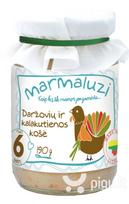Marmaluzi daržovių ir kalakutienos košė, nuo 6 mėn.,190 g.