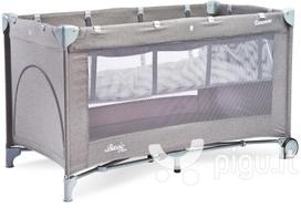 Maniežas-kelioninė lovytė Caretero Basic Plus, Grey