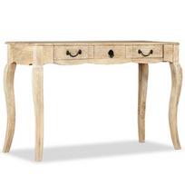 Konsolinis staliukas VLX Solid Mango Wood 243987, šviesiai ruda, 1200 mm x 500 mm x 800 mm