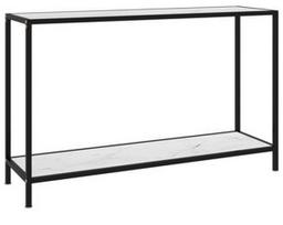 Konsolinis staliukas VLX Console Table, baltas/juodas, 1200 mm x 350 mm x 750 mm