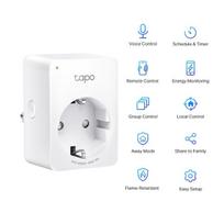 tp link tapi - TP-LINK Mini Smart Wi-Fi Socket Tapo P110 White - 2 nuotrauka