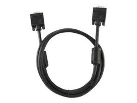 vga kabelis - GEMBIRD CC-PPVGA-5M-B Gembird VGA HD15m/HD15m dual-shielded w/2 ferrite core 5m cable black - 1 nuotrauka