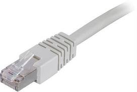 DELTACO F / UTP Cat6 patch cable, 20m, 250MHz, Delta-certified, LSZH, gray Thematerial in the cable