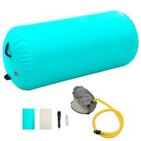 Pripučiama pagalvė VLX Inflatable Roll, žalia, 1200x750 mm