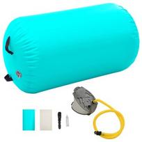 Pripučiama pagalvė VLX Inflatable Roll, žalia, 1000x600 mm