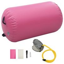 Pripučiama pagalvė VLX Inflatable Roll, rožinė, 1000x600 mm