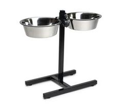 Dubenėlis maitinimui Beeztees H-Stand And Double Bowl Set 25, 5.06 l
