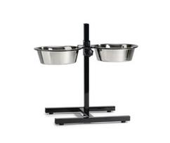 Dubenėlis maitinimui Beeztees H-Stand And Double Bowl Set 20, 3.26 l