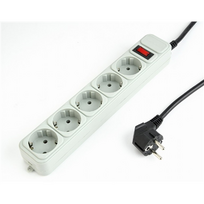 surge protector - Gembird Surge Protector 5 sockets 1.8m - 2 nuotrauka