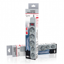 surge protector - Gembird Surge Protector 5 sockets 1.8m - 3 nuotrauka
