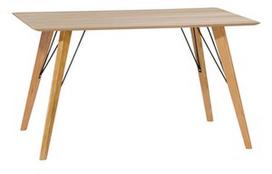 Valgomojo stalas Home4you Helena, ąžuolo, 1400 mm x 800 mm x 740 mm