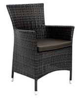 senukai foteliai - Lauko kėdė Home4you Wicker, ruda, 61 cm x 58 cm x 86 cm - 1 nuotrauka