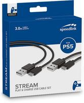 ps5 laidai - Kabelis Speedlink Stream PS5 (SL-460100-BK) - 3 nuotrauka