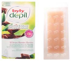 Depiliacinė juostelė Byly Depil Body Hair Removal Strips 12pcs Chocolate
