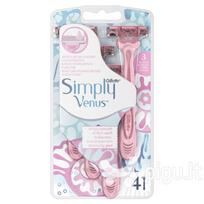Vienkartiniai skustuvai moterims Gillette Venus Simply3, 4 vnt.