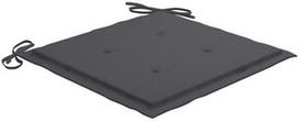 Kėdžių pagalvėlė VLX Garden Chair Cushions, antracito, 400 mm x 400 mm, 6 vnt.