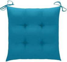 Kėdžių pagalvėlė VLX Fabric 314873, žydra, 400 mm x 400 mm, 4 vnt.