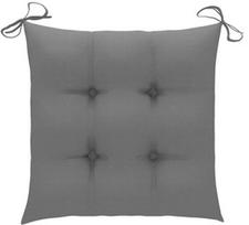 Kėdžių pagalvėlė VLX Fabric 314865, pilka, 400 mm x 400 mm, 6 vnt.