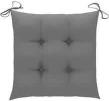 Kėdžių pagalvėlė VLX Fabric 314864, pilka, 400 mm x 400 mm, 4 vnt.