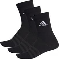 Adidas Light Crew 3PP DZ9394 kojinės sportui (48614) (Juoda spalva, 43-45 dydis)
