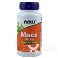 mg 100 - Maisto papildas Now Maca, 100 kapsulių - 1 nuotrauka