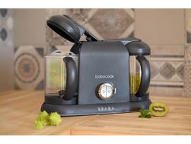 beaba babycook - BEABA BABYCOOK PLUS TRINTUVAS-GARINTUVAS 4IN1, DARK Pilkas - 1 nuotrauka