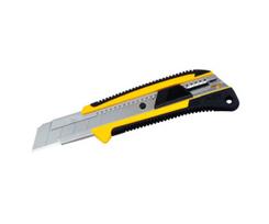 Sustiprintas gumuotas peilis laužomomis 25mm geležtėmis, auto-lock, Tajima Heavy duty